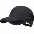 Cappello da Baseball Traspirante con Rete Regolabile Nero