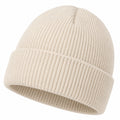 Cappello in Maglia Unisex Crema