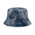Cappello a Secchiello in Denim Blu Lavato