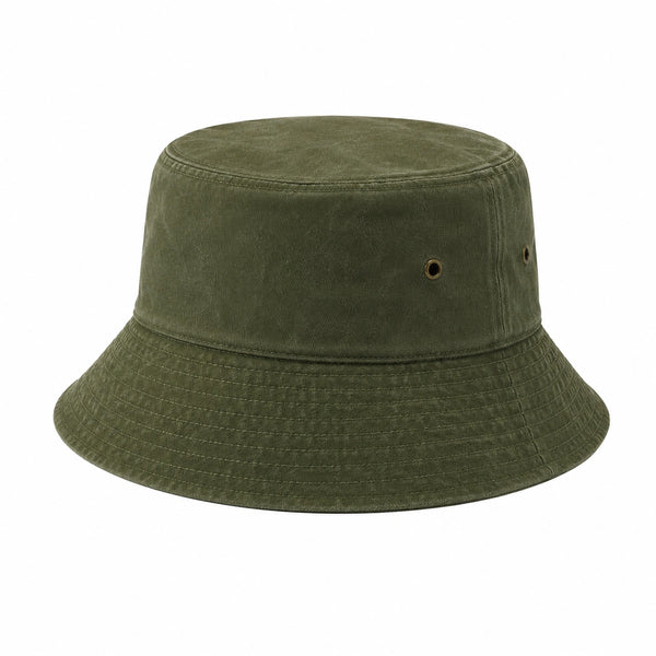 Cappello Bucket Verde Oliva Unisex