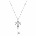 Collana con Pendente Chiave in Argento Elegante